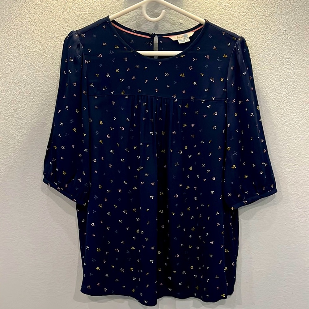 Navy Boden blouse
